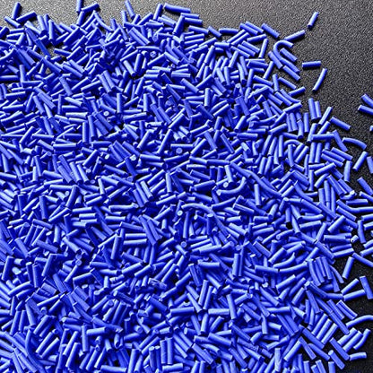 EHOPE 50g Fake Sprinkles Resin Sprinkles Fake Candy Sprinkles Clay Sprinkles Polymer Sprinkles Polymer Clay Slices for Nail Art DIY Crafts Cake Phone Case(11-Dark Blue） - color: 21-Dark Blue