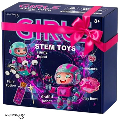 DIY STEM Toys Arts and Crafts for Girls Ages 8-12-14, Birthday Gift Project - color: Pink- Stem Craft for Girls