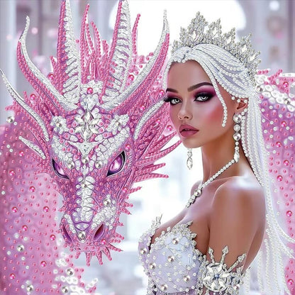 Dragon Diamond Art Kits for Adults,Full Drill Diamond Painting Kit 12x12in - color: YP119