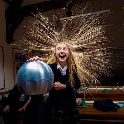 Van De Graaff Motorised Electrostatic Generator, Heavy Motor, with Accessories
