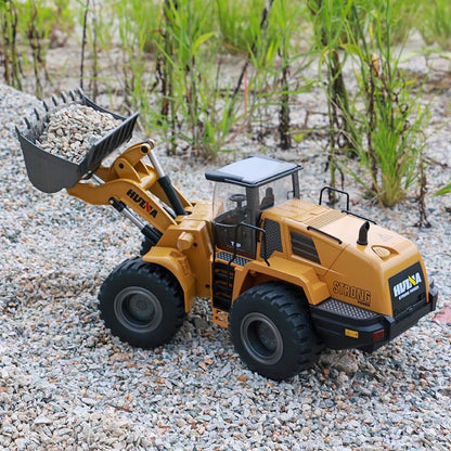 Gemini&Genius Mechanical Loader Toy Construction Vehicle Wheeled Loader Toy