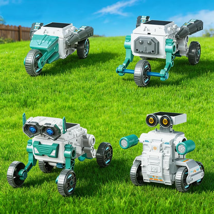 Solar Robot Kit 16 in 1 for Kids Ages 8-12, STEM Science Building Toys, DIY Educational Solar Powered Robot Toy, Engineering Learning Construction Set, Birthday Gifts for Boys Girls